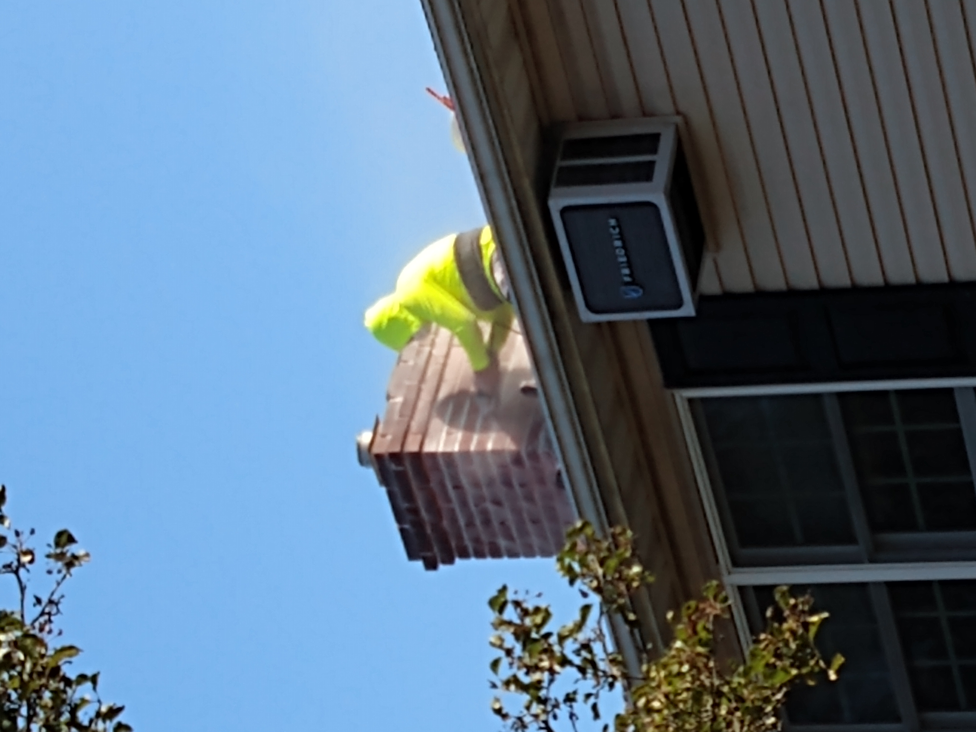 Chimney tuckpointing and mortar repair in Bay Shore, New York